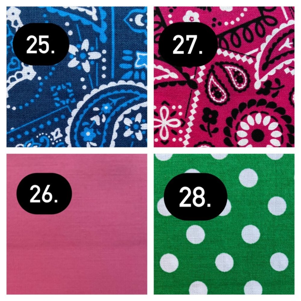 🟦Custom Handmade Reversible Dog Bandanas! - Picture 8 of 14